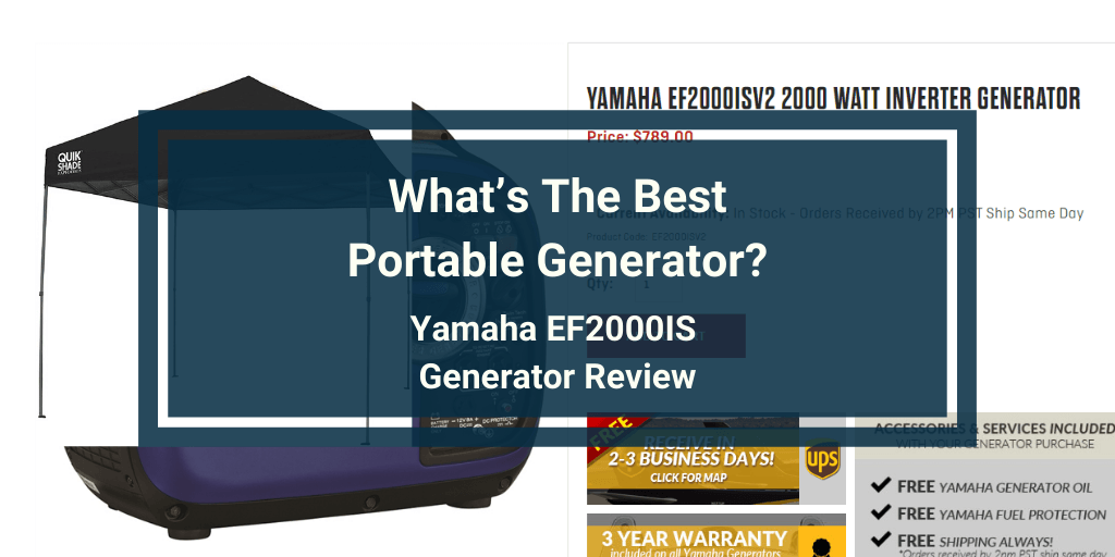 Yamaha EF2000IS Generator